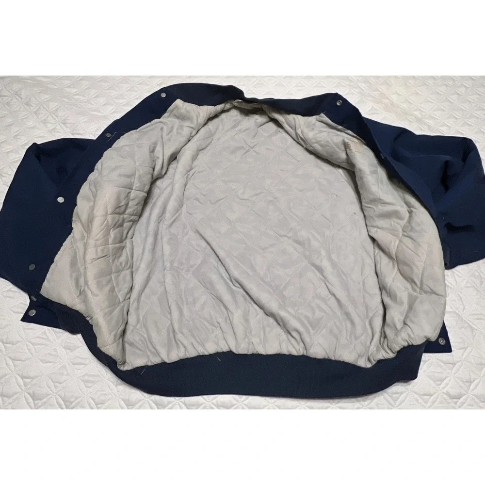 Vtg Stone Mountain Jacket  Workwear Mens Large Blue Coat 90s GA Georgia